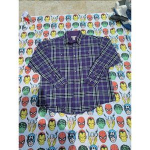 Vintage Flannel Shirt XL 90s Skater Hiphop Streetwear Graffiti Hype Oldschool...
